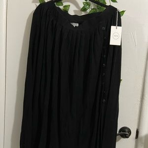 1901 Pleated Sweater Skirt